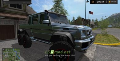 Мод Mercedes Benz G 65 AMG для Farming Simulator 2017