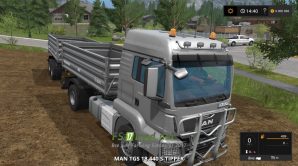 Мод грузовика MAN TGS 18.440 с прицепом