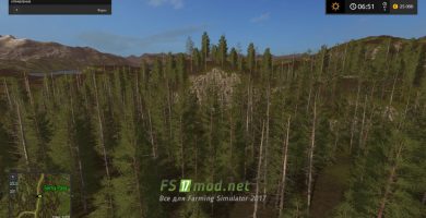 Forest Map для FS 2017