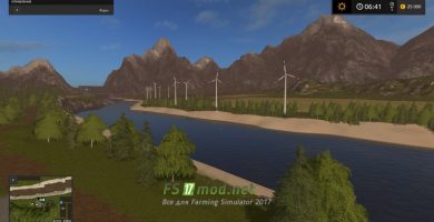 Карта River Valley для Farming Simulator 2017