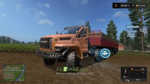 Мод тягача УРАЛ для Farming Simulator 2017