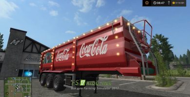 Coca-Cola (новогодний) для Farming Simulator 2017