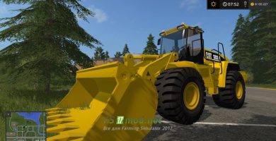 Cat 980H для Farming Simulator 2017