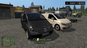Mercedes-Benz Viano для Farming Simulator 2017
