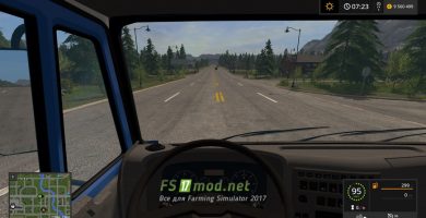 Мод КамАЗ-65116 для Farming Simulator 2017