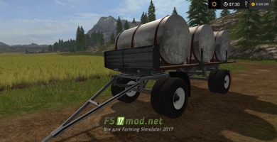 Бочки для молока и воды в Farming Simulator 2017