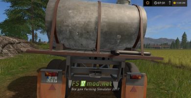 Farming Simulator 2017: мод бочек для воды