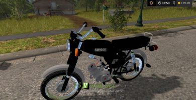 Мотоцикл SIMSON S 51 E для игры FS 2017