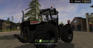 CLAAS XERION 3800 Black для Farming Simulator 2017