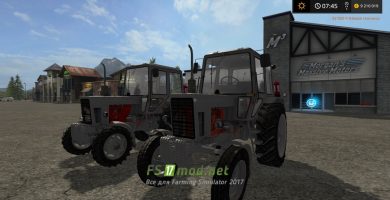 МТЗ-80 и МТЗ-82 для Farming Simulator 2017