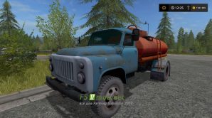 Мод ГАЗ-53 с цистерной для Farming Simulator 2017