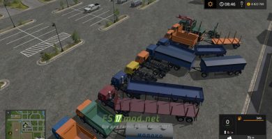 Пак модов КамАз для Farming Simulator 2017