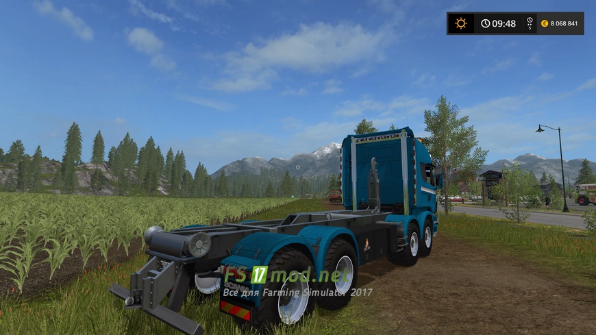 Мод тягача Scania R730 8x8 It Runner для игры Fs 17 0333