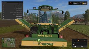 Косилка Krone BigM II вид с переди