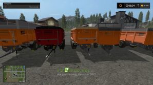 Пак прицепов для Farming Simulator 2017.