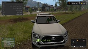 Автомобиль Toyota Tacoma 2016 для игры Фермер Симулятор 2017.