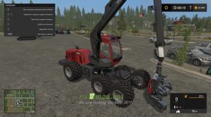 Лесозаготовочный комбайн KOMATSU 941 TM2000 TFSG для игры Farming Simulator 2017