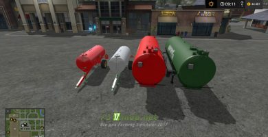 Мод на бункеры LIQUID STORAGE PACK для игры Farming Simulator 2017