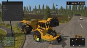 Мод на грузовик VOLVO A40G для Farming Simulator 2017