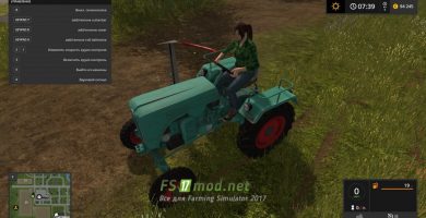 Мод на трактор KRAMER KLS 140 для игры Симулятор Фермера 2017