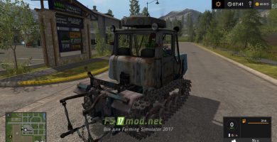 Трактор на гусеницах ХТЗ Т-150 для игры Симулятор Фермера 2017