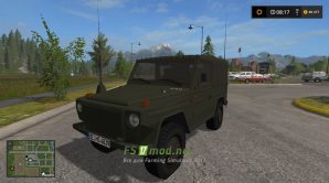 Мод MERCEDES G 300GD WOLF для Farming Simulator 2017