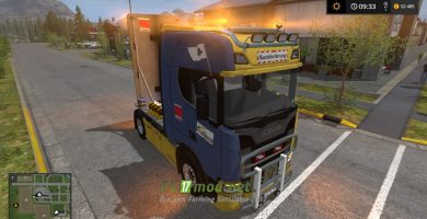Мод на грузовик SCANIA S580 V8 для игры Симулятор фермера 2017