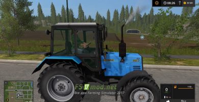 Трактор МТЗ 892.2 БЕЛАРУС для игры Farming Simulator 2017