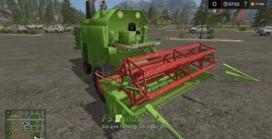 Комбайн CLAAS MERCATOR для Farming Simulator 2017