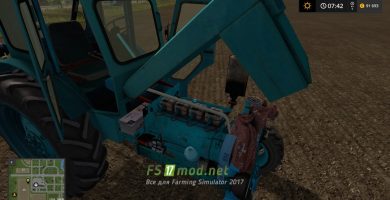 Трактор БЕЛАРУС T40 AM для игры Фермер Симулятор 2017