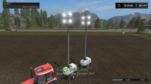 CONSTRUCTION LIGHT TRAILER в работе