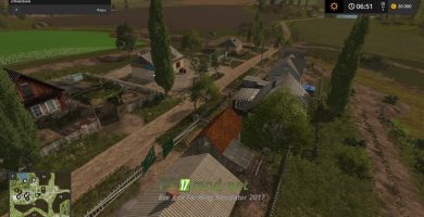 Карта GREEN VALLEY для игры Farming Simulator 2017