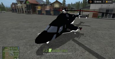 Мод на AIRWOLF SUPERCOPTER TFSGROUP для игры Farming Simulator 2017