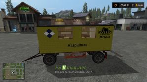 Заправочный прицеп Service trailer для игры Симулятор Фермера 2017