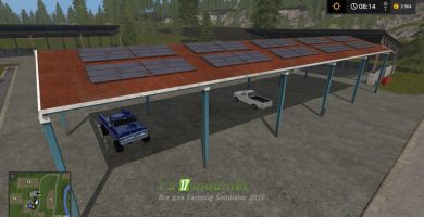Мод на Vehicle shelter with solar system