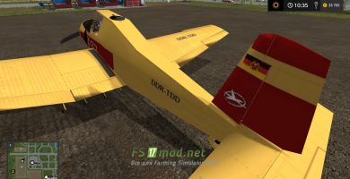 Мод на самолет Hummel Z-37 для игры Фермер Симулятор 2017