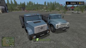 Мод на ЗИЛ 130 и 45065 для игры Симулятор Фермера 2017