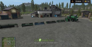 Комбайн Колос СК-6 для игры Фермер Симулятор 2017