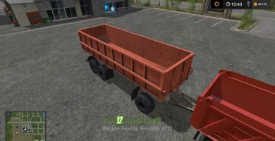 Прицеп PST-17 с грузовиком