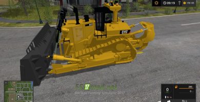 Мод на Caerpillar D11T для игры Фермер Симулятор 2017