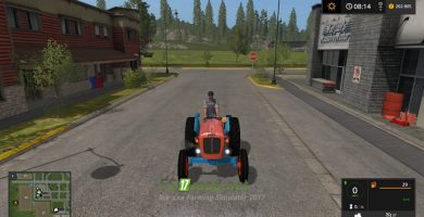 Трактор Lamborghini 1R для игры