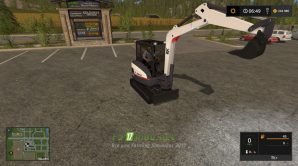 Мод на KST Bobcat Mini Excavator для игры Симулятор Фермера 2017