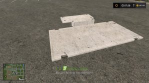 Мод на Бетонные плиты для игры Симулятор Фермера 2017