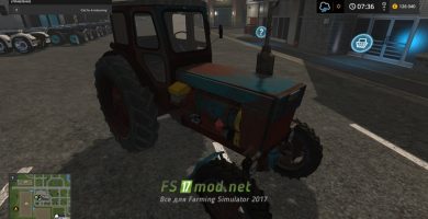 Трактор ЛТЗ Т-40АМ для игры Фарминг Симулятор 2017
