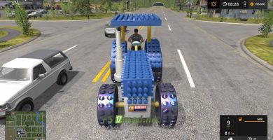 Мод на Crazy Lego Tractor для игры в Симулятор Фермера 2017