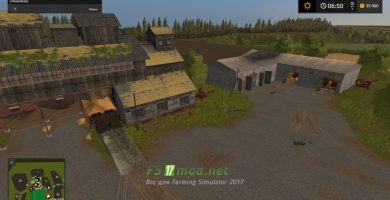 Карта Село Ягодное для игры Симулятор Фермера 2017