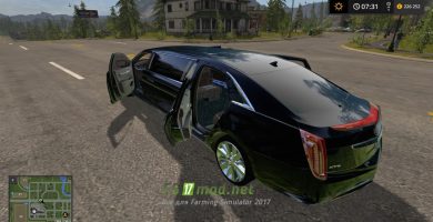 Мод на Cadillac XTS Limo для игры Симулятор Фермера 2017