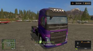 Мод на тягач Volvo FH Beach Skin для FS 2017