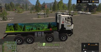 Мод на Renault K-Range Truck Trial для Farming Simulator 2017