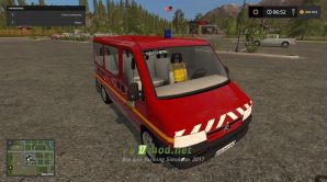 Мод на Citroen Jumper VTP Sdis 01 для игры Симулятор Фермера 2017
